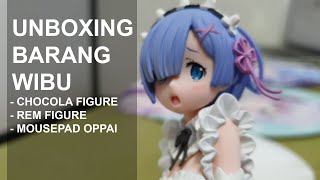 Barang Wibu: Unboxing Rem & Chocola Figure, Mousepad Oppai, dll