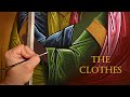 How to paint clothes in iconography  