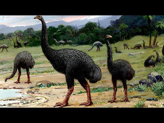 New Zealand's extinct giant Moa class=