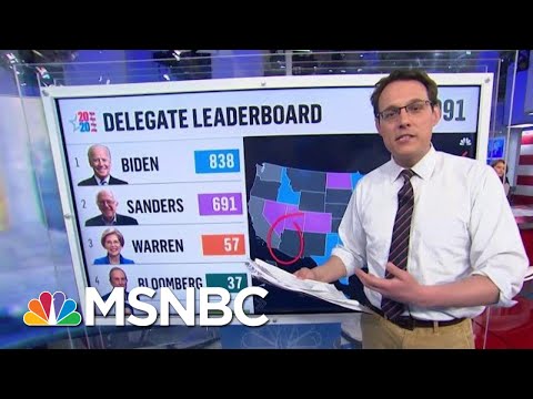 Steve Kornacki Charts Bernie Sanders' Difficult Path For Delegates | MTP Daily | MSNBC