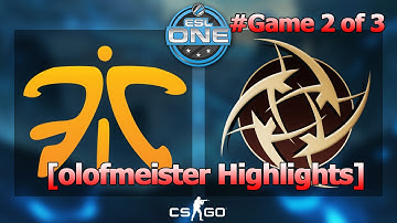 [olofmeister Highlights] CS:GO - Katowice 2015 - Fnatic vs Ninjas : Match 2 of 3