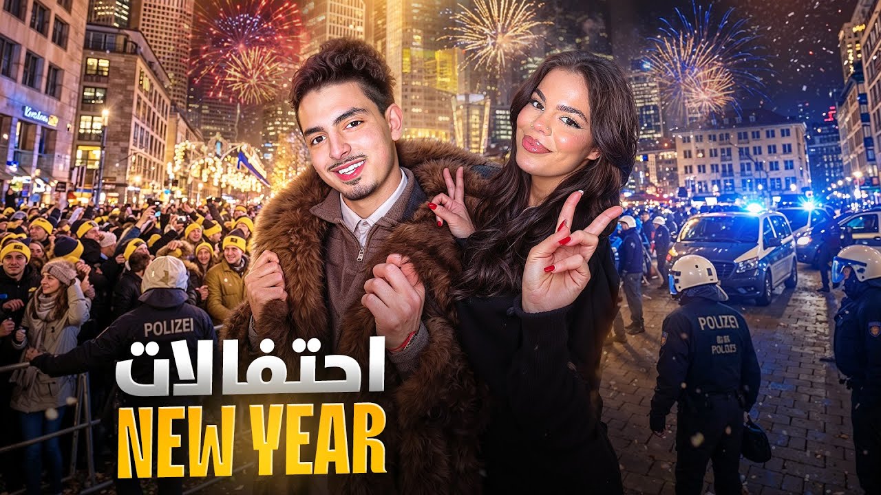 راس العام 2026 فـ فرانكفورت 🇩🇪🎊مع إكرام🤩