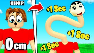 I Have LONGEST NECK | +1 EVERY SECOND YOUR NECK GROWS in ROBLOX | CHOP and SHINCHAN