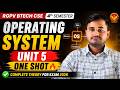Operating System Unit 5 One Shot 🔥 | File System, Disk Scheduling &amp; I/O Management | RGPV BTech CSE