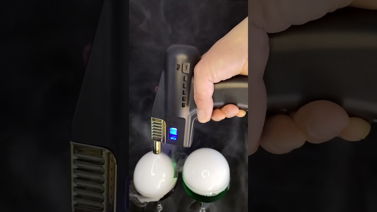 Bubbles Smoked Gun Cocktail Smoker kit  Smoking bubble Gun Bubble Cocktail Smoked Bubble Cocktail