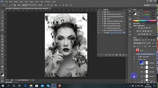 Ink Splash Photoshop Action Tutorial screenshot 3
