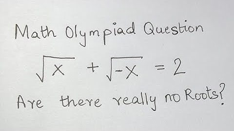 Math Olympiad Question | A Nice Exponential Equation