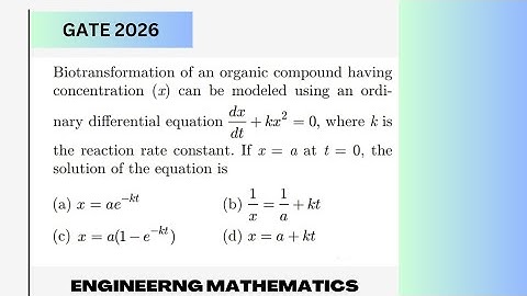 ENGINEERING MATHEMATICS  EXPECTED IMPORTANT QUESTIONS ( SOLVED)|| GATE 2026  || ALL BRANCHES