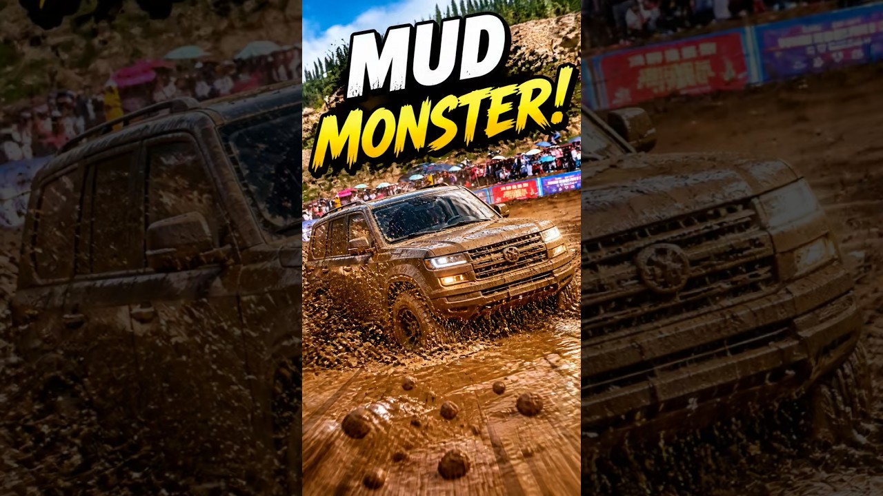 4x4 vs. Impossible Mud Hill! 🚜 #shorts #offroad #challenge