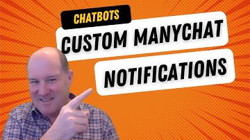 ManyChat Tutorial  2022 -  How To Set Up Custom Admin Notifications In Your Chatbot