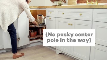 Super Susan Corner Cabinet Storage