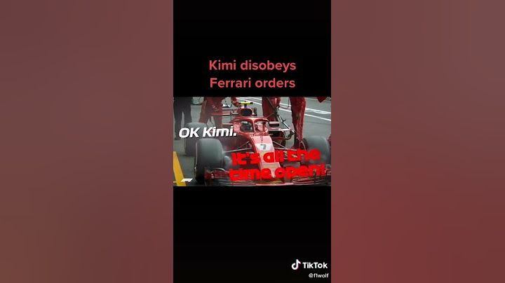 Kimi Disobeys Ferrari's Orders