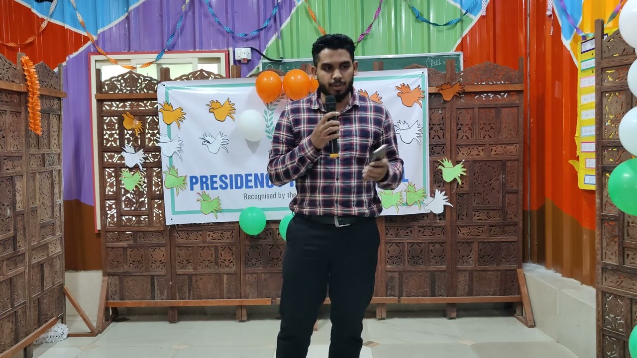 Presidency Indian School - Chief Guest Speech