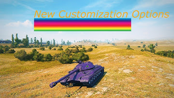 World of Tanks - New Camo/Paint Customization