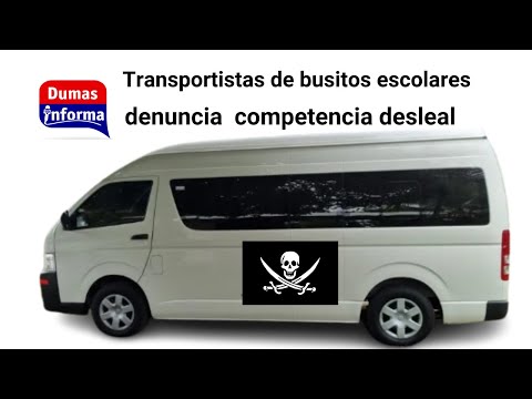 Busitos colegiales denuncian que empresas privadas quieren ofrecer el servicio violando las leyes