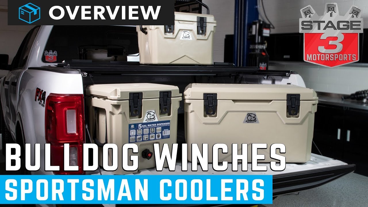 Bulldog Winch Sportsman Cooler Series 20qt/45qt/65qt YouTube