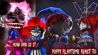 Poppy Playtime React To Chapter 5 GAMEPLAY GC || Gacha Reacts || Part 4
