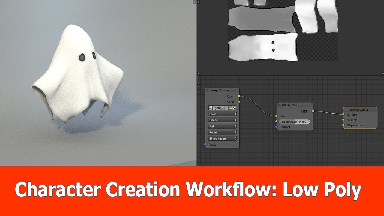 Character Creation Workflow : Blender Low Poly (2) - YouTube