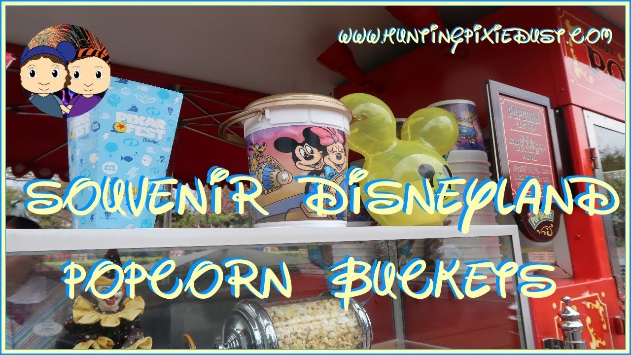 Souvenir Disneyland Popcorn Buckets 