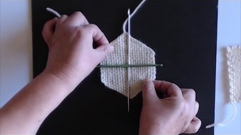 Hexagon Pin Loom Weaving --- Understanding Bias