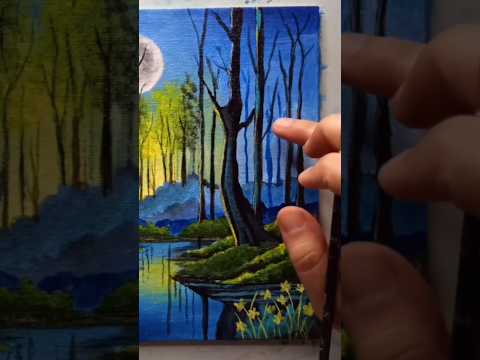 Fireflies in Forest