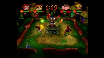 Crash Bash - Jungle Fox Platinum Relic