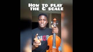 HOW TO PLAY G SCALE WITH VIOLIN @LordDoroski @violintutorpro violintutor