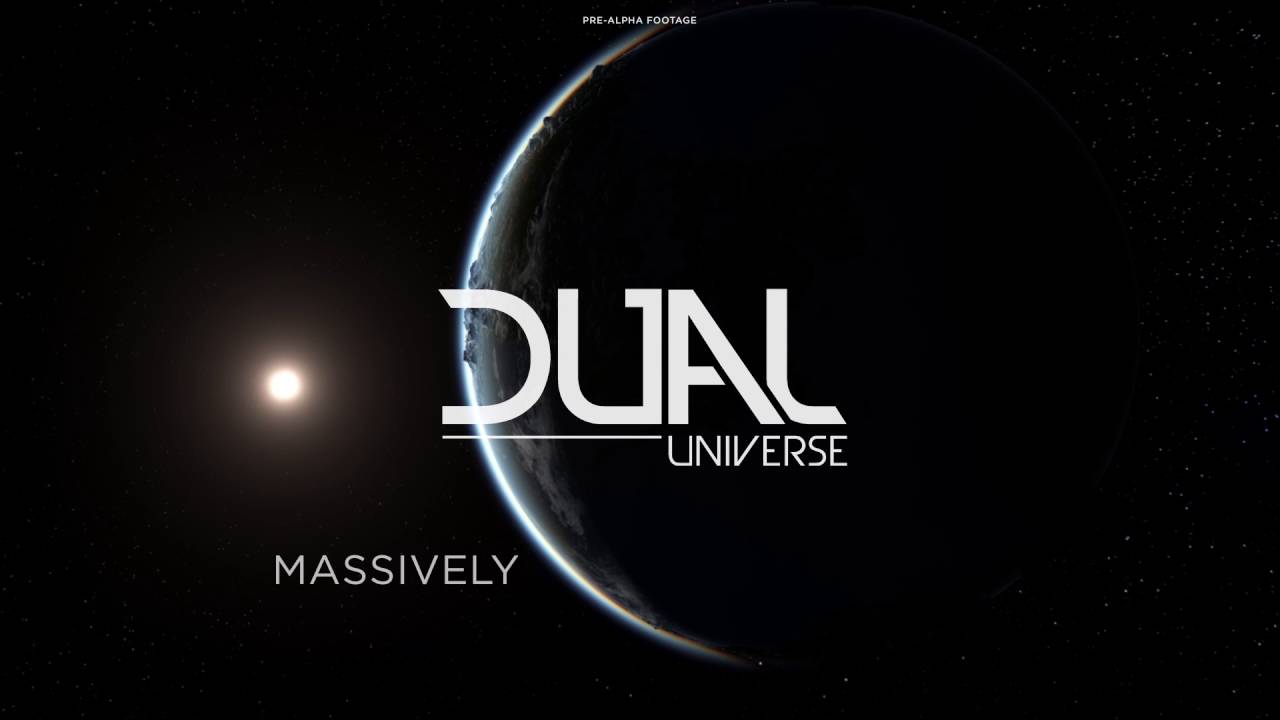 Включи видео альфа. Dual Universe логотип. Альфа Юниверс. Dual Universe Players. Massive 1.