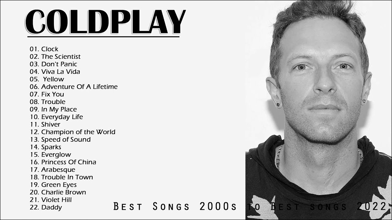 Coldplay Best Songs 2000s to 2022 Álbum completo Melhores músicas do