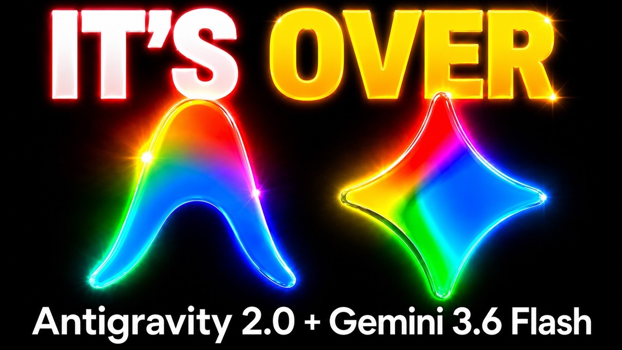 Antigravity 2.0 + Gemini 3.6 Flash is INSANE!