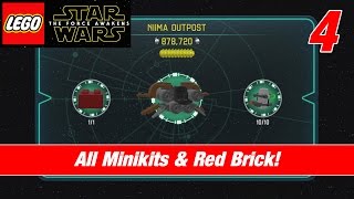 snyde matematiker ved siden af Lego Star Wars: The Force Awakens | ALL MINIKITS + RED BRICK | Chapter 3 |  Commented - YouTube