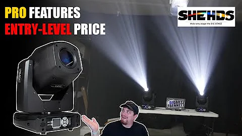 The BEST MEDIUM-SIZED MOVER? | SHEHDS Beam & Spot & Zoom 160W 3IN1 Moving Head | DJ GEAR REVIEW