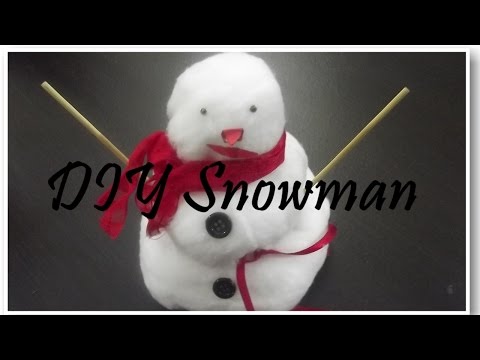 Βίντεο: Πώς να φτιάξετε έναν χιονάνθρωπο από βαμβάκι