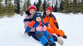 Диана И Рома На Каникулах Во Французских Альпах - Семейное Увлекательное Путешествие