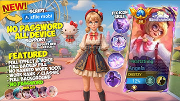 Script Skin Angela Sanrio Heartstring No Password | Full Effect Voice - Patch Terbaru Mobile Legends