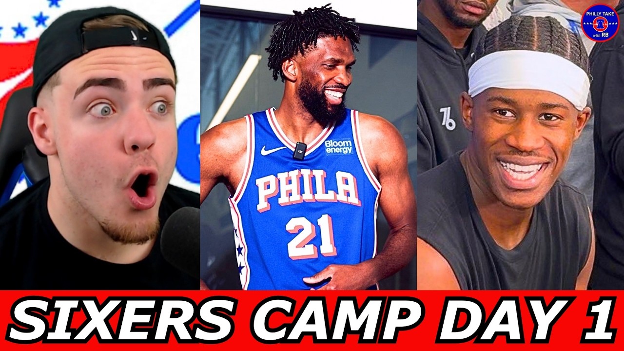 Joel Embiid Looks HEALTHY... VJ Edgecombe DRAINING Threes & LeBron Sets The Tone!