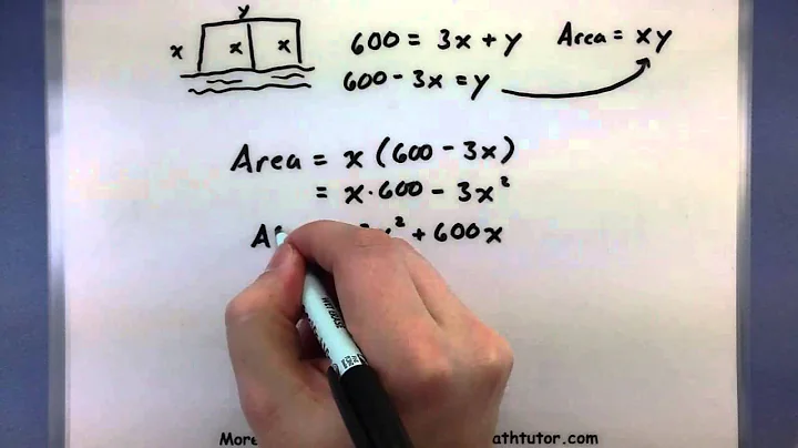 Pre-Calculus - Quadratic word problem involving maximums or minimums