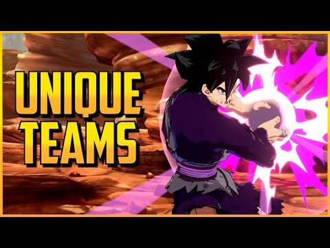 DBFZ ▰ Unique Teams With Roshi, Nappa & Goku Black 【Dragon Ball FighterZ】