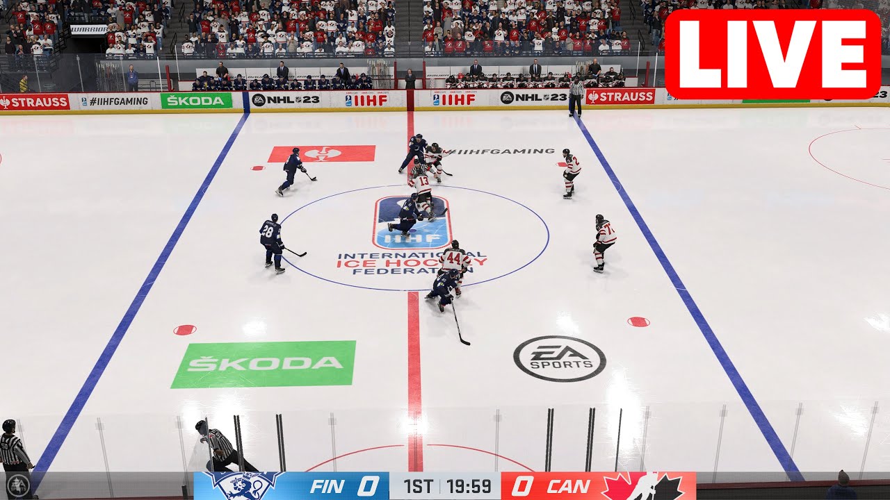 ICE HOCKEY LIVE🔴 Canada vs Finland 2023 IIHF World Championship - 25th May 2023 Full Match NHL 23