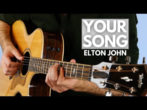 Your Song by Elton John - Fingerstyle Guitar Lesson