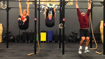 Hanging Toe Touches = Abs! Abs! Abs!