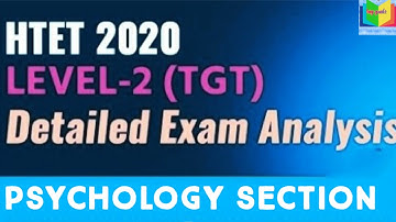 HTET TGT Answer Key 2020-21/Level 2/HTET Question Paper Solution/(Psychology Section)