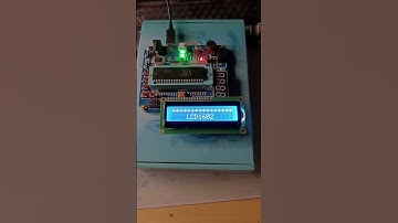 STC89C52 with 16x2 LCD