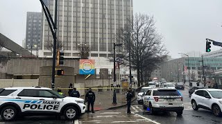 Officer shoots suspect accused of stabbing 2 people at Five Points station, MARTA PD says