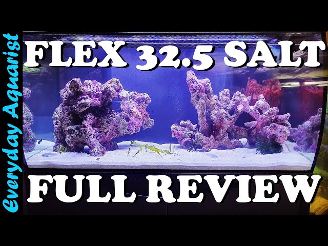 FLUVAL FLEX 123L 32.5G SALTWATER Marine Aquarium *FULL