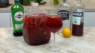 One Gallon Negroni Slush