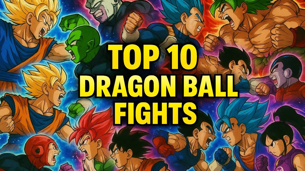 Top 10 Greatest Dragon Ball Fights of All Time…!!!! 