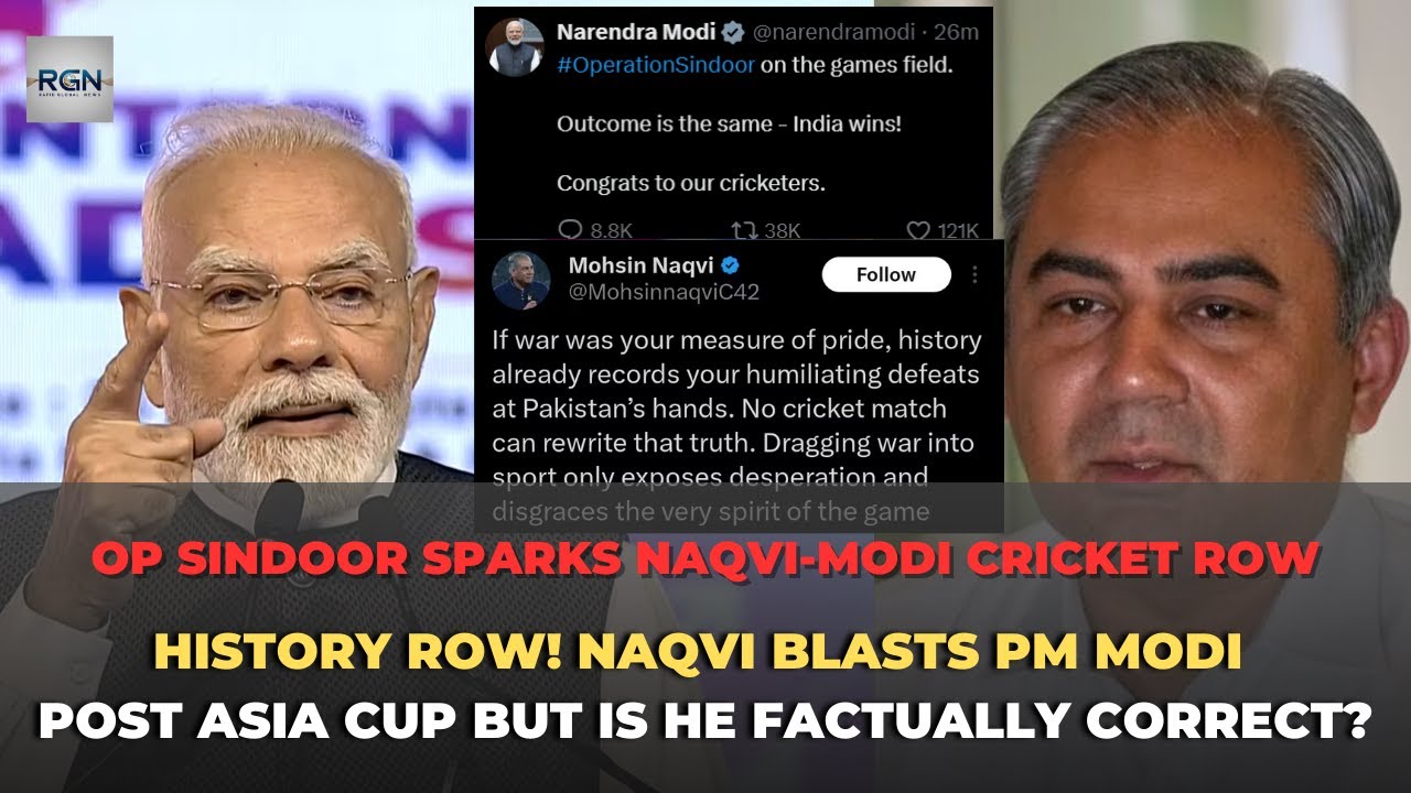 “No Match Can Rewrite History': Naqvi Takes Shot at PM Modi’s Tweet But He Is Wrong With His Facts!