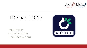 TD Snap PODD Webinar