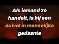 5 tekenen dat je te maken hebt met de duivel in menselijke gedaante